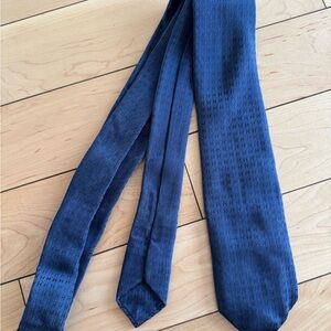 Hermes Navy Blue Tie